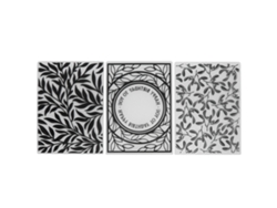 Plantillas de plástico en relieve, patrones para manualidades de papel, tarjetas, álbumes de recortes, etc.