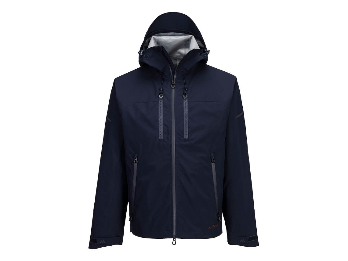 Impermeable Ev4 Shell: protección impermeable y versátil / Negro / L Portwest
