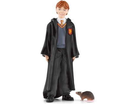 Ron And Scabbers Figurine SCHLEICH (6 años)
