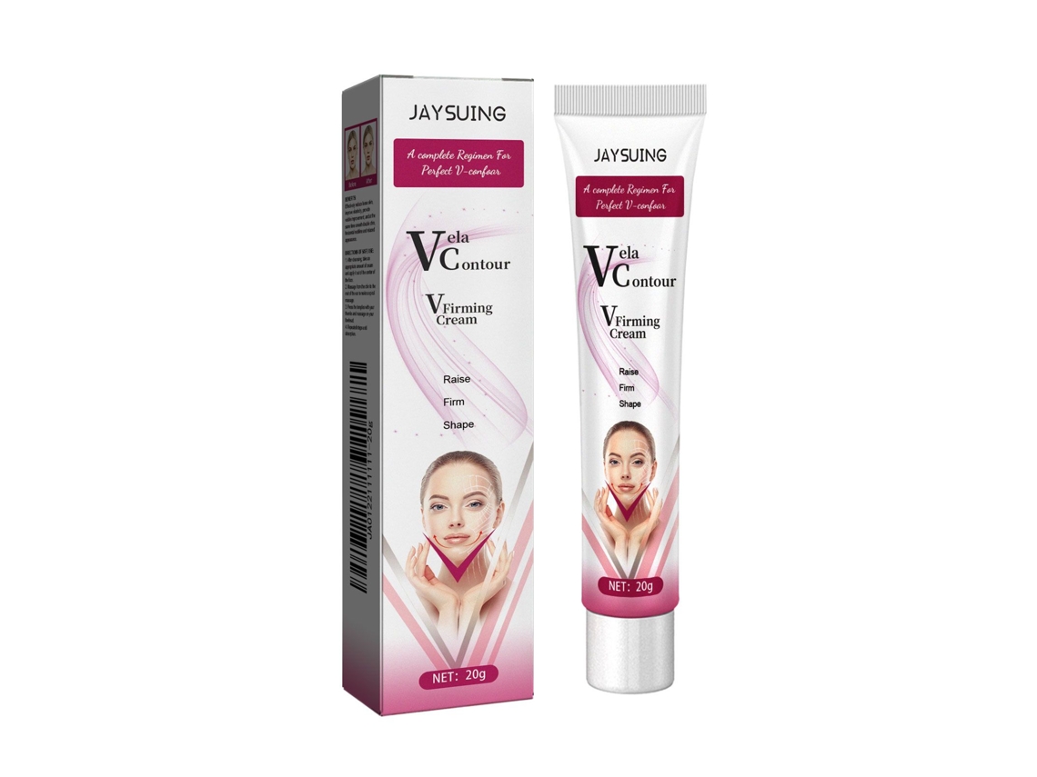 Crema reafirmante facial en forma de V con efecto lifting instantáneo.