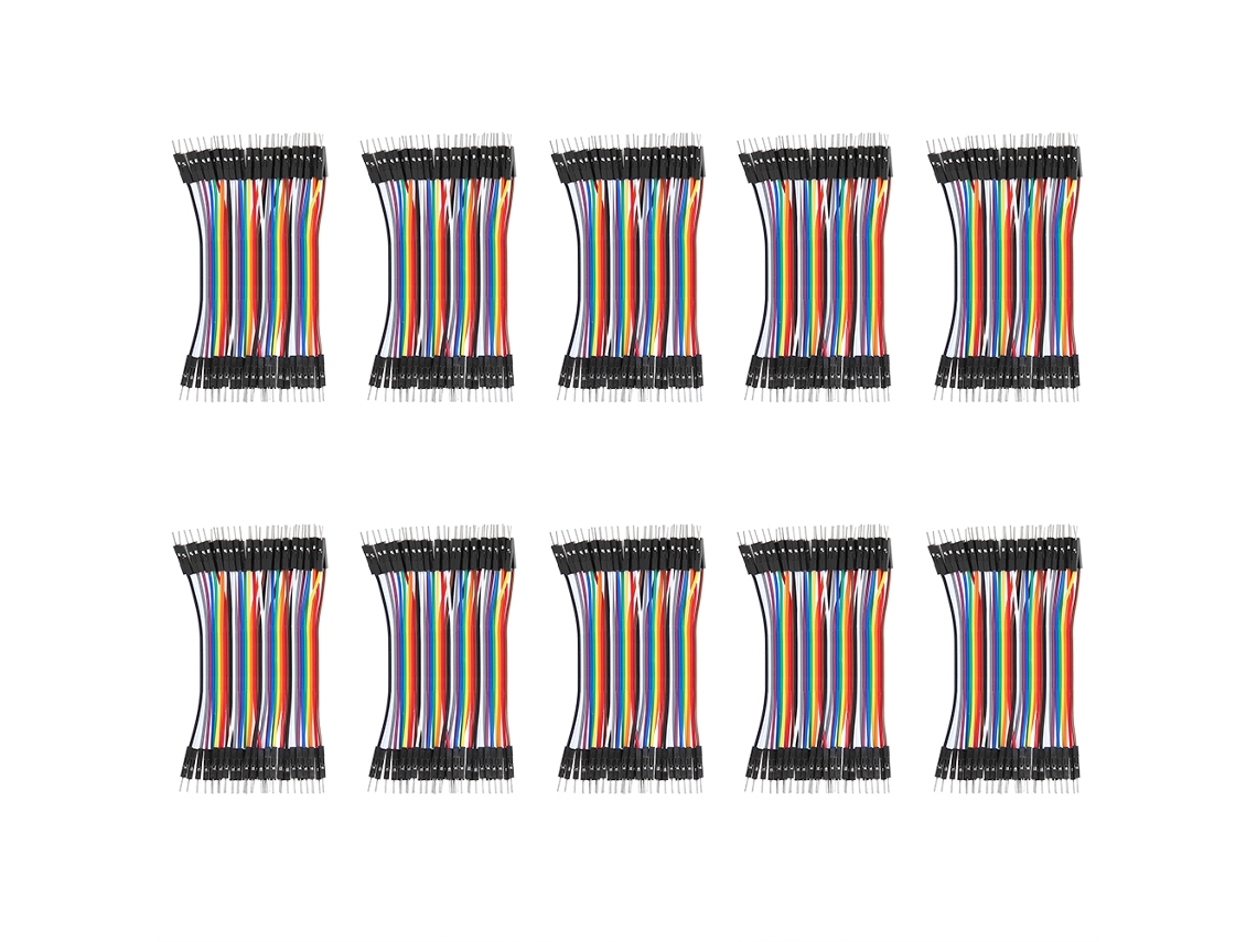 2026-cable Puente Macho-macho 10 Piezas 2.54mm 10cm Componentes Electrónicos Jump Wire
