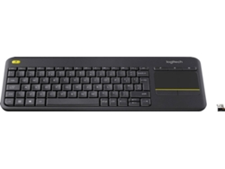 Teclado LOGITECH K400 Plus (Inalámbrico - Layout Francés)