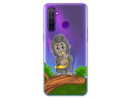 Carcasa Realme 5 Pro TUMUNDOSMARTPHONE Dibujos Transparente Multicolor