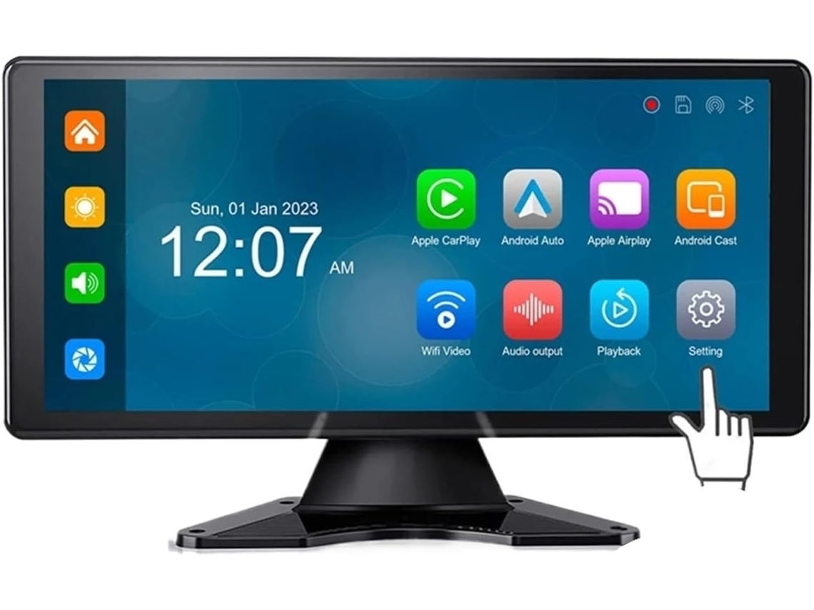 Cámara De Marcha Atrás Hd 1080p Con Pantalla De 10,36 Pulgadas Para Camiones, Autobuses,