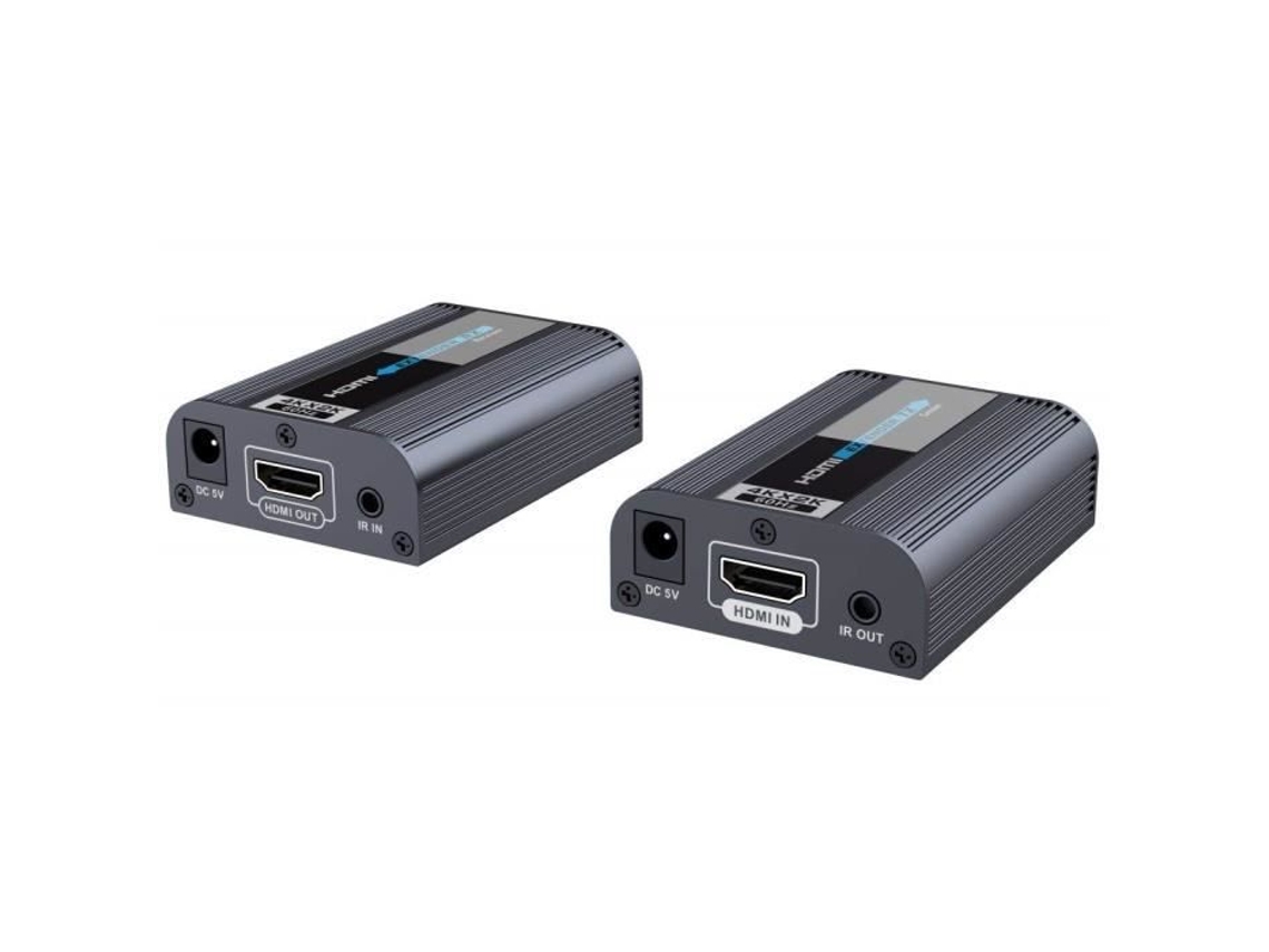 Extensor Premiumcord Hdmi 2.0 4kx2k 60hz 60m Via Cable Lan Cat6/6a/7 Khext60 3