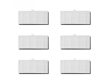 6 peças para aspirador de pó robótico xiaomi lydsto r1 filtro hepa