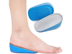 Plantillas De Elevación En Gel Ailaka Para Zapatos Con Absorción De Impactos Y Almohadillas De Talón Para Hombre Y Mujer Azul 2.5cm