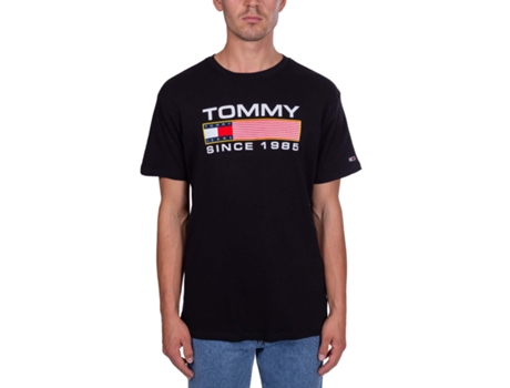 Camiseta de Hombre TOMMY JEANS Negro (L)