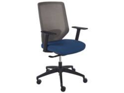 Silla de oficina BELIANI Virtuoso de Poliéster, Malla Azul 53x53x107
