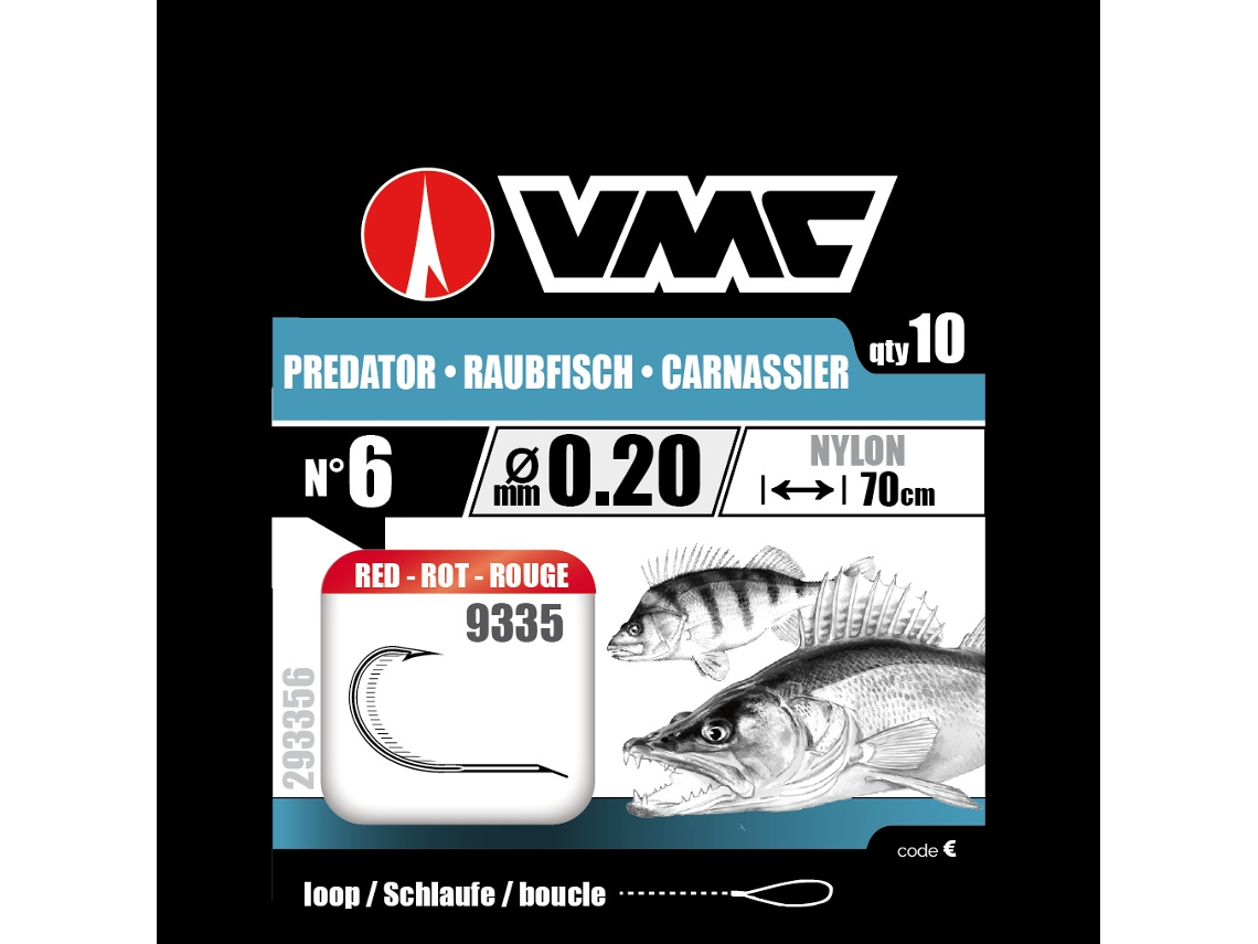 Gancho VMC Geb.Zander Rot