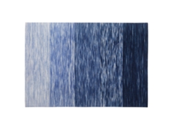 Alfombra de pelo corto BELIANI Kapakli de Lana Azul 140x200