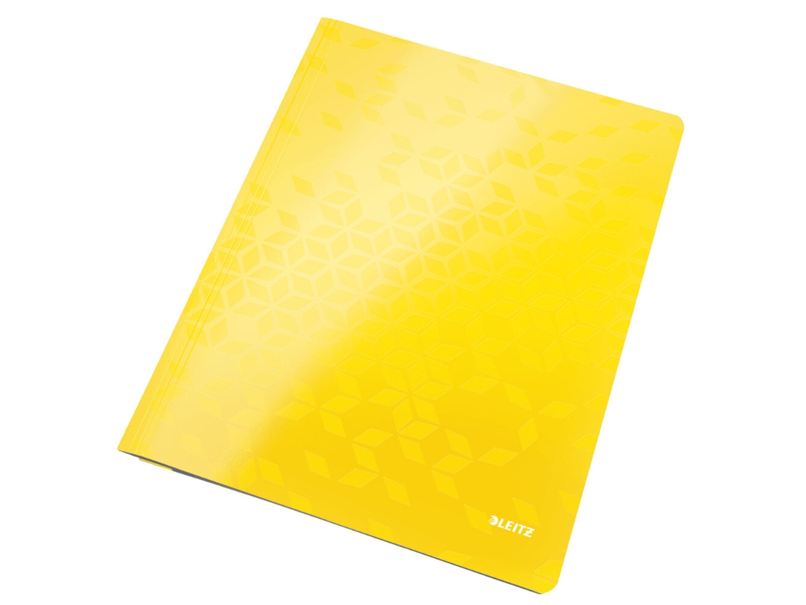 Carpetas LEITZ con Fuelle Wow A4 Amarillo (Pack de 6)