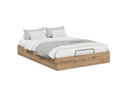 Maison Exclusive - Estructura De Cama Ottoman Roble Artesanal 120 X 200 Cm