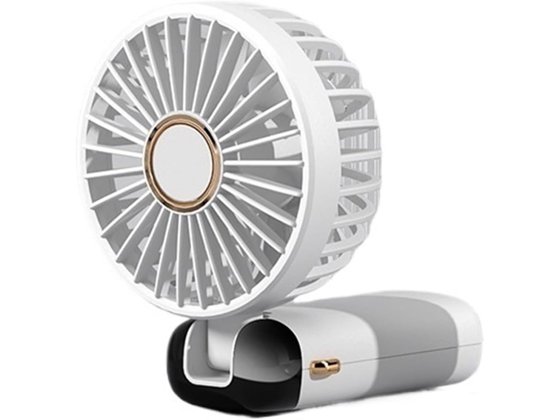 Mini Ventilador De Escritorio Usb Portátil Con Pantalla Led Ideal Para Viajes Autonomía 7 A