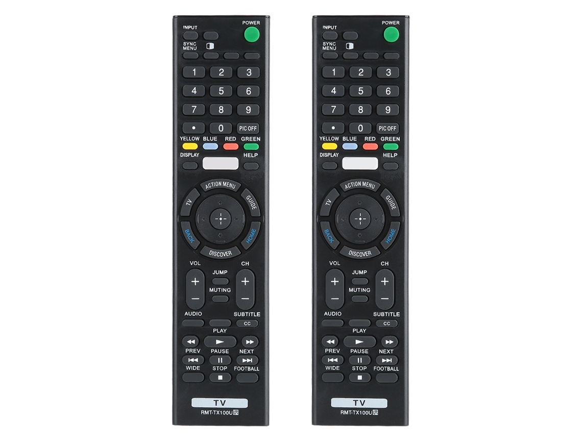 Controle Remoto Tv Sony Multifuncional Para Smart Led Netflix Xbr-x800c Xbr-x835c Kdl-w800c 2pcs