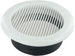 Rejilla De Ventilación Interior Circular 200 - Montaje En Pared O Techo