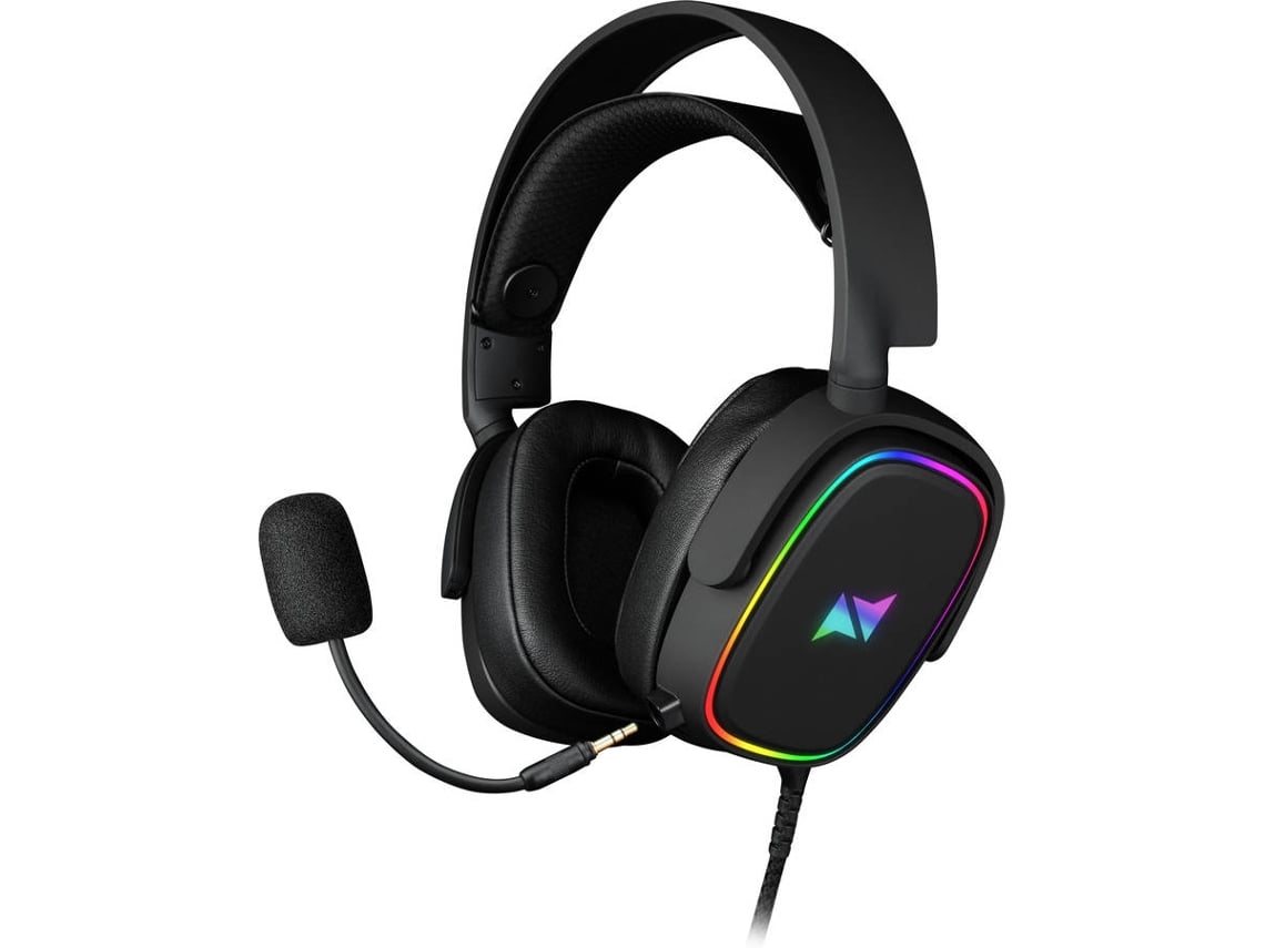 Auriculares Gaming Con Cable N'PLAY Contact 4.7 RGB (On Ear - Micrófono -  Negro)