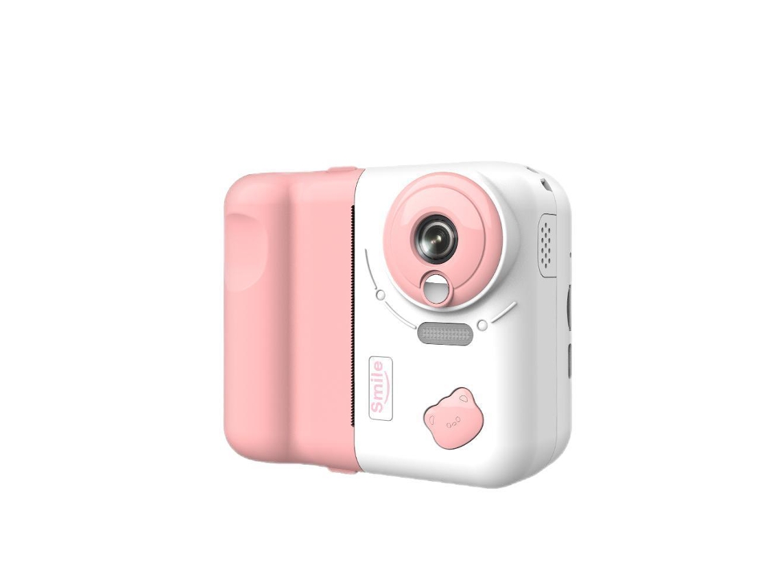Cámara Polaroid imprimible de color rosa claro para niños (tarjeta de memoria de 16 GB)
