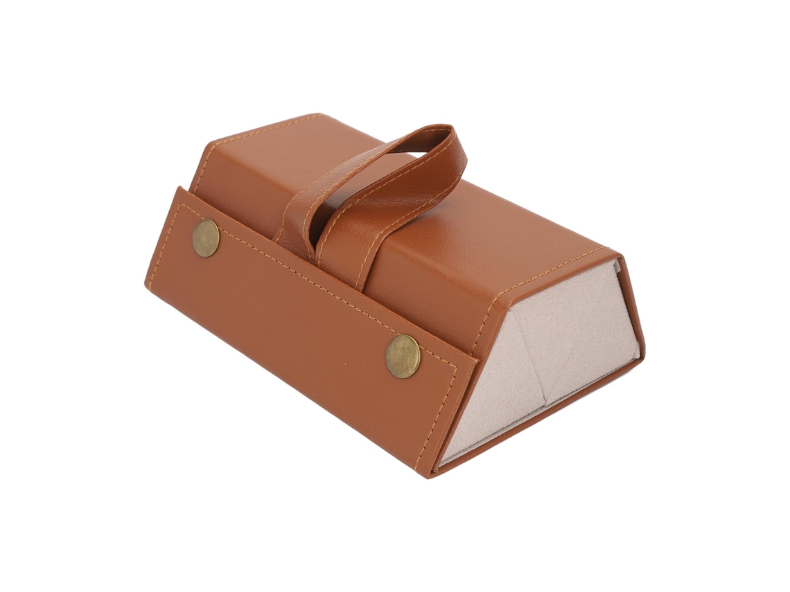 Estuche Plegable Para Guardar Gafas Con 3 Compartimentos De Exhibición.