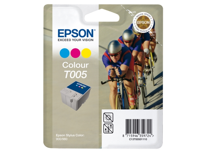 Cartucho de tinta original EPSON, Ciclista 67 ml , Color, C13T00501110, T0050