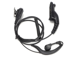 Fone Mali Curvo com Microfone Escondido, Portátil, para Xir P8268, P8260, APX4000