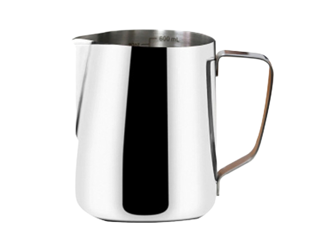Vaso de acero inoxidable con pico, para espuma de leche, con manómetro interno NEVEANCE