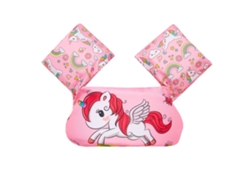 Flotador de natación con brazo, tamaño ajustable para niños de 2 a 6 años, color Siurn (Pink Pony)