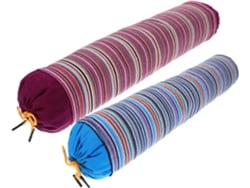 2 Almohadas Cervicales De Algodón Natural Transpirable Con Aroma A Té Para Soporte Del Cuello Y La Postura