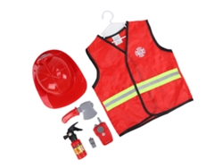 Conjunto De Disfraz De Bombero Para Niños, Accesorios Para Juegos De Rol, A Partir De 3 Años.