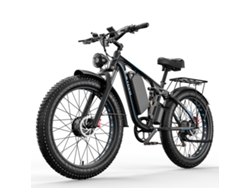 Bicicleta Eléctrica E·bycco Eb7 Pro Con Neumáticos Anchos, Doble Motor De 1000 W, Batería De 52 V Y 23 Ah, Cambio Shimano, 26x4.0, Todoterreno