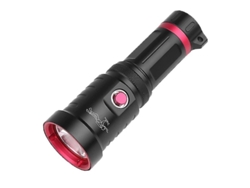 Linterna De Buceo De Alto Brillo Con Clasificación Impermeable Luz De Buceo Profesional, Yizhood (negra)