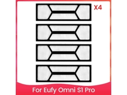 4 Pack High Performance Filters For Omni S1 Pro Vacuum Filters