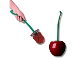 Juego De Escobilla De Baño Creativa Con Diseño De Cereza Y Soporte