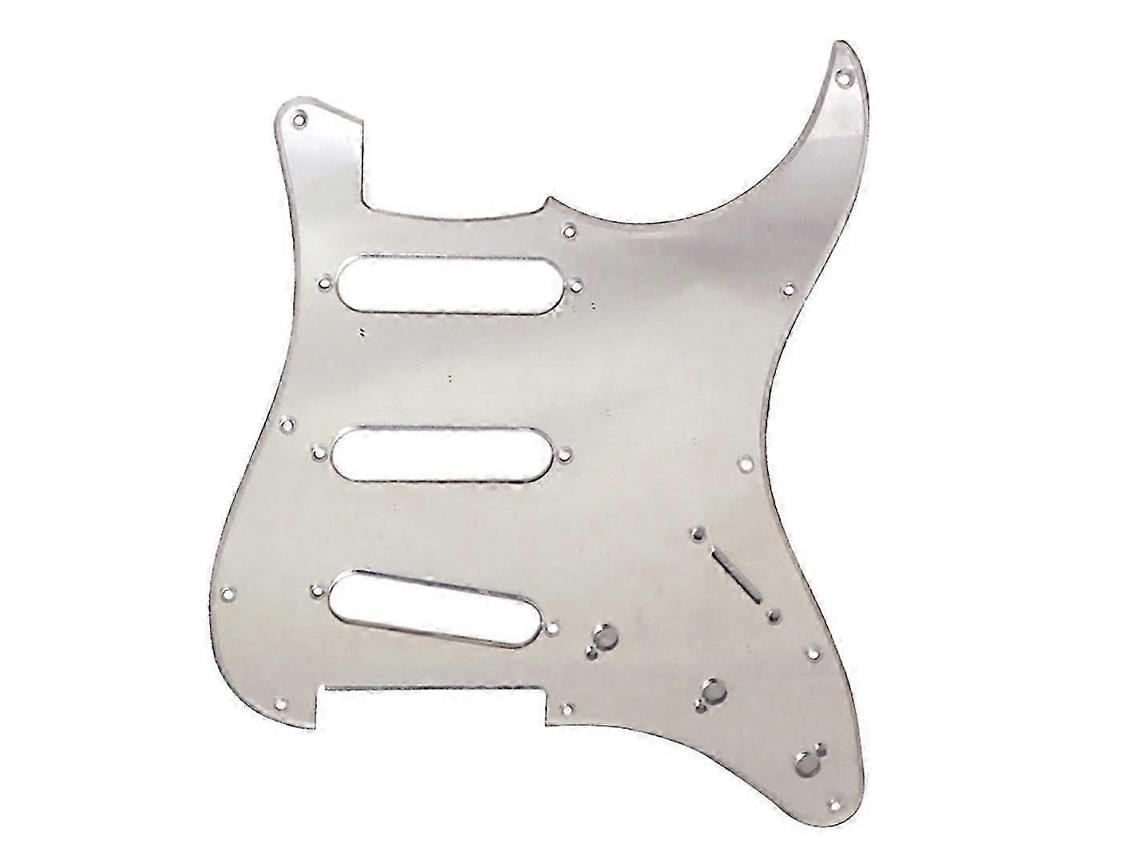 Protector de pecho para guitarra con 11 orificios, placa antiarañazos SSS y 11 tornillos.