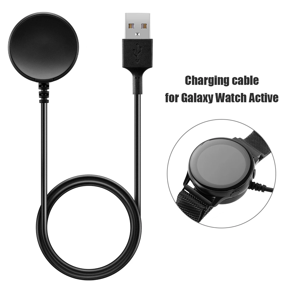 Cable Cargador para Samsung Galaxy Watch Active Sm-R500 WUXING Negro