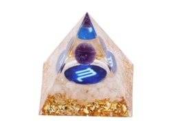Pirâmide De Energia De Resina Para Cura E Meditação Com Energia Positiva E Equilíbrio De Chakras