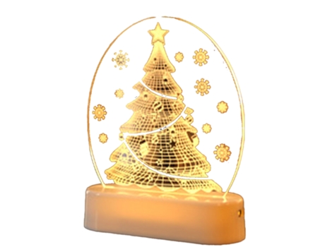 Luces LED de Navidad acrílicas, luces decorativas, decoraciones navideñas, adecuadas para decoración de fiestas en el hogar, árbol de Navidad