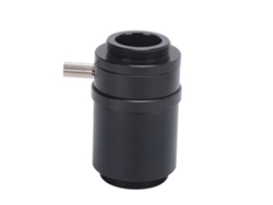 Adaptador De Lente C-mount 1x Para Microscopio Estereoscópico Trinocular Con Cámara, Interfaz M28, Material De Aleación.