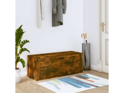 Zapatero Organizador de Pared 100X35X38 Cm Deriv. Madera Roble Ahumado