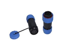 Conector De Cable De Aviación Impermeable Ip68 De 6/7 Pines Pa66 Pa6, Enchufe Flexible Y Toma De Corriente.