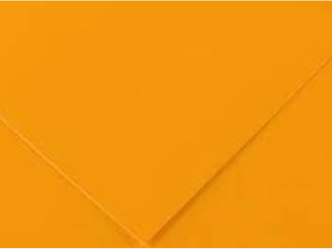 Cartulina CANSON Naranja (50 x 65 cm - 25 Unidads - 250 g/m²)
