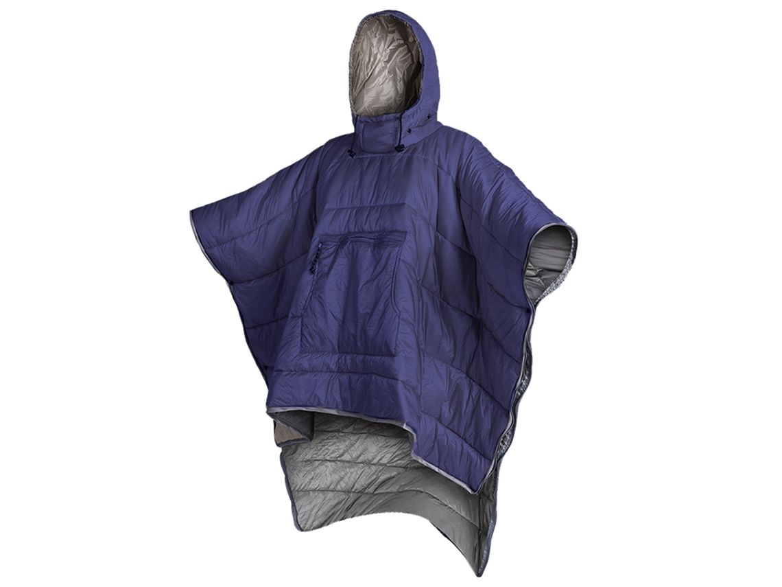 Saco De Dormir Cálido Para Acampar Al Aire Libre, Estilo Poncho, Portátil Para Invierno.