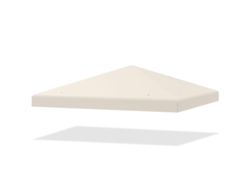 Toldo De Repuesto Para Cenador Costway Fácil De Montar (300 Cm X 300 Cm - Poliéster - Beige)