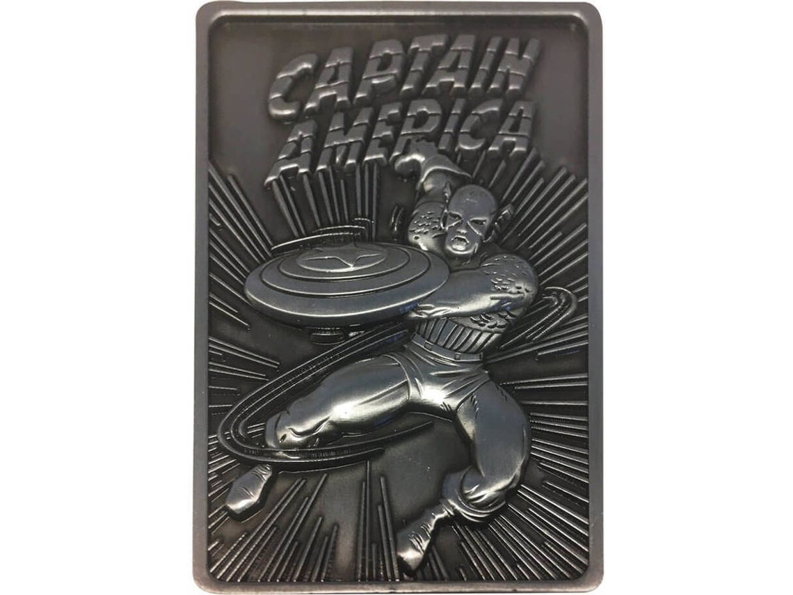 Accesorios FANATTIK Marvel Captain América Edición Limitada Ingot