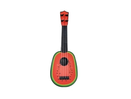 Juguete de Instrumentos Musicales de Guitarra E 28Cm Rojo