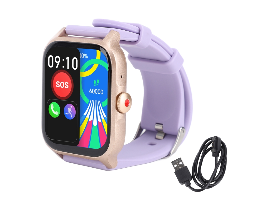 Reloj Inteligente Con Pantalla Táctil De 1.85 Pulgadas Ip68, Monitorización Del Sueño, Llamadas Y Fitness Deportivo