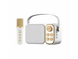 Altavoz Subwoofer De Karaoke Retro Mdug Con Micrã³fono - Con Bluetooth - 10 W