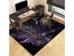 Tapete Protetor Cadeira Gamer Antiderrapante 80 X 120 Cm Piso Tecido Chão Pisos Rígidos, Escritório,