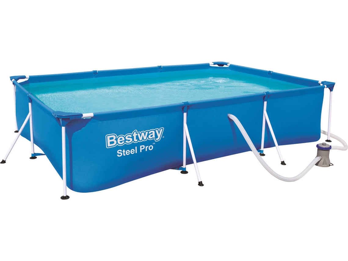 Piscina Hinchable BESTWAY Piscina Bestway Steel Pro + bomba de filtración 300 x 201 c