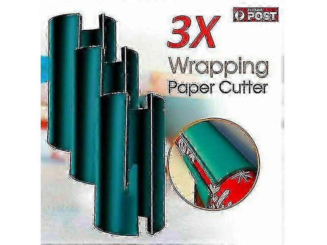 Cortador deslizante de 3 piezas Rosewell para papel de regalo, ideal para manualidades navideñas en Europa
